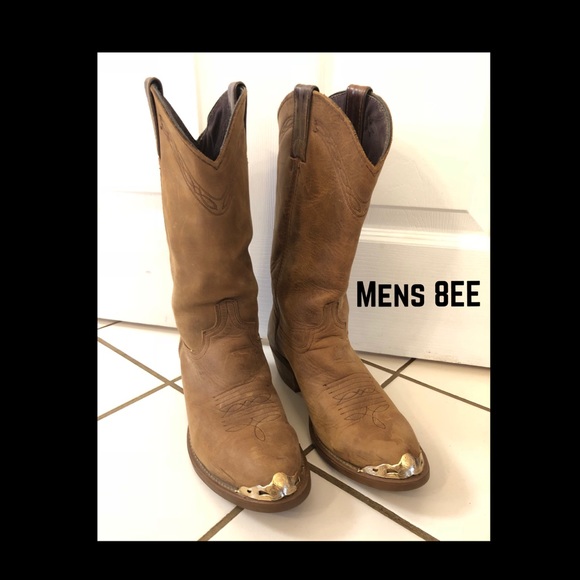 Vintage Vibram leather Cowboy boots - Picture 4 of 8